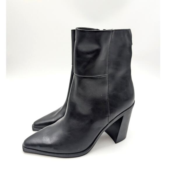 Steve Madden Silvee Pointed Toe Chunky Heels Ankle Boots Women's Size US9.5 EU40 - Picture 1 of 11